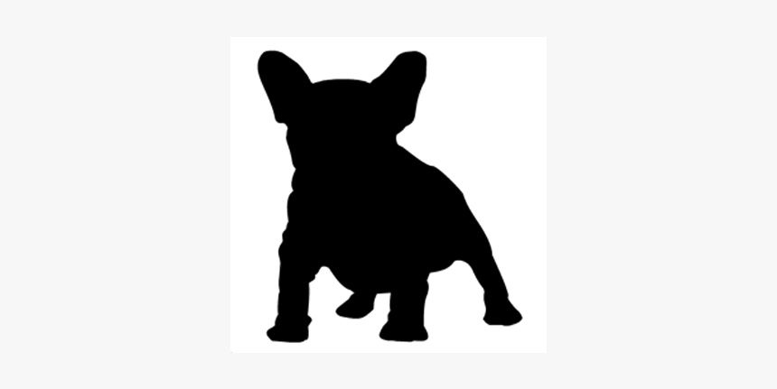 French Bulldog Puppy Dog Breed Little Lion Dog - French Bulldog Silhouette Graph, HD Png Download, Free Download