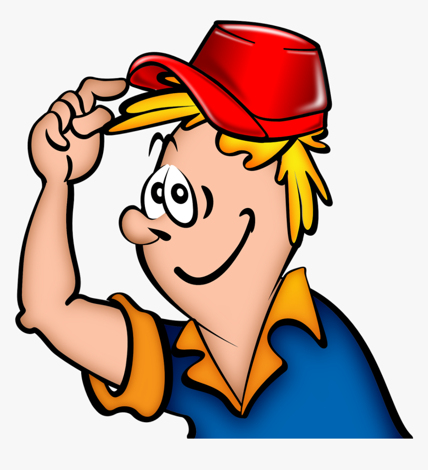 Cartoon Boy With A Hat, HD Png Download, Free Download