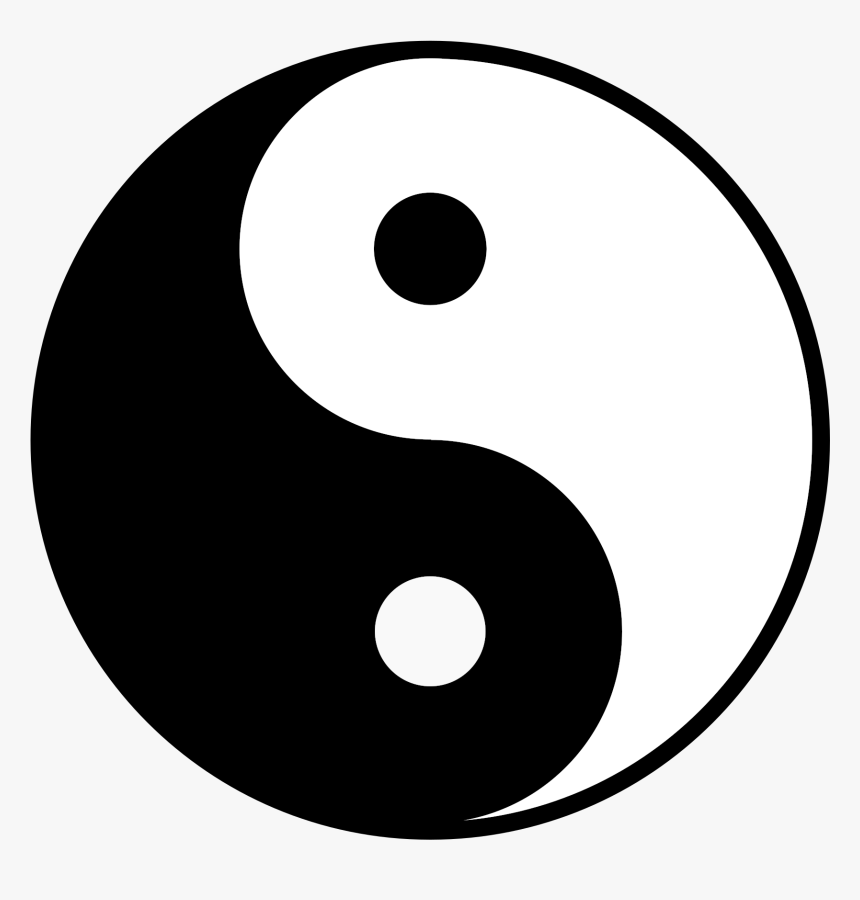 Symbol Yin And Yang - Yin And Yang Transparent, HD Png Download - kindpng