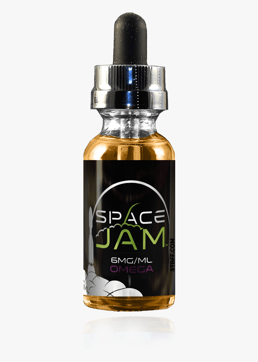 Omega By Space Jam - Glass Bottle, HD Png Download, Free Download