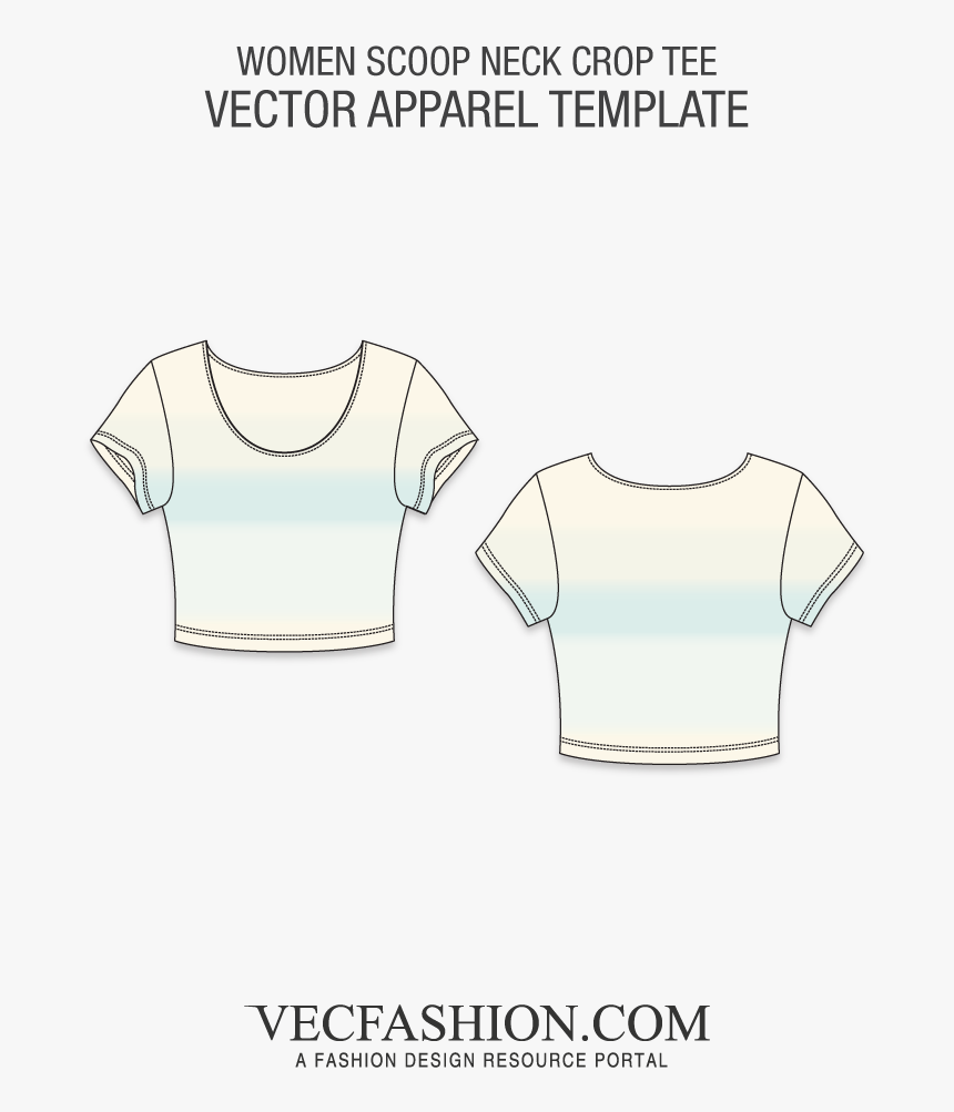 Crop Top Shirt Template, HD Png Download, Free Download