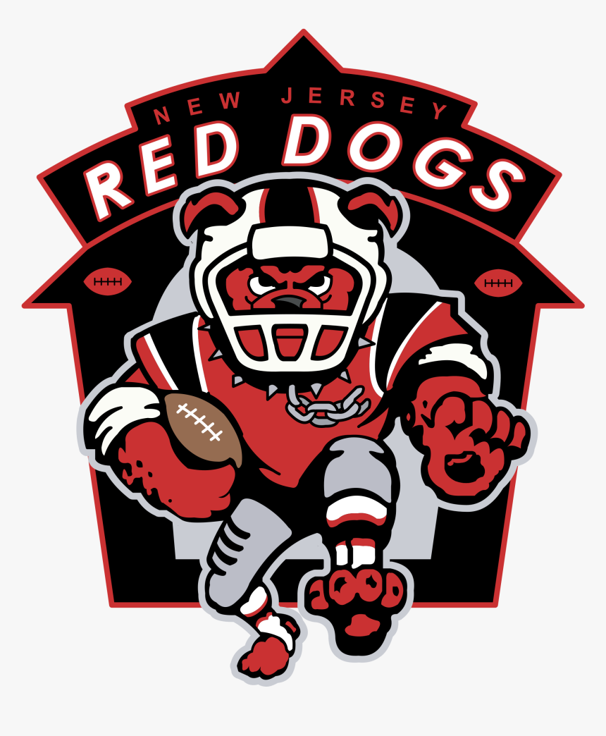 New Jersey Red Dogs Logo Png Transparent - New Jersey American Football Team, Png Download, Free Download