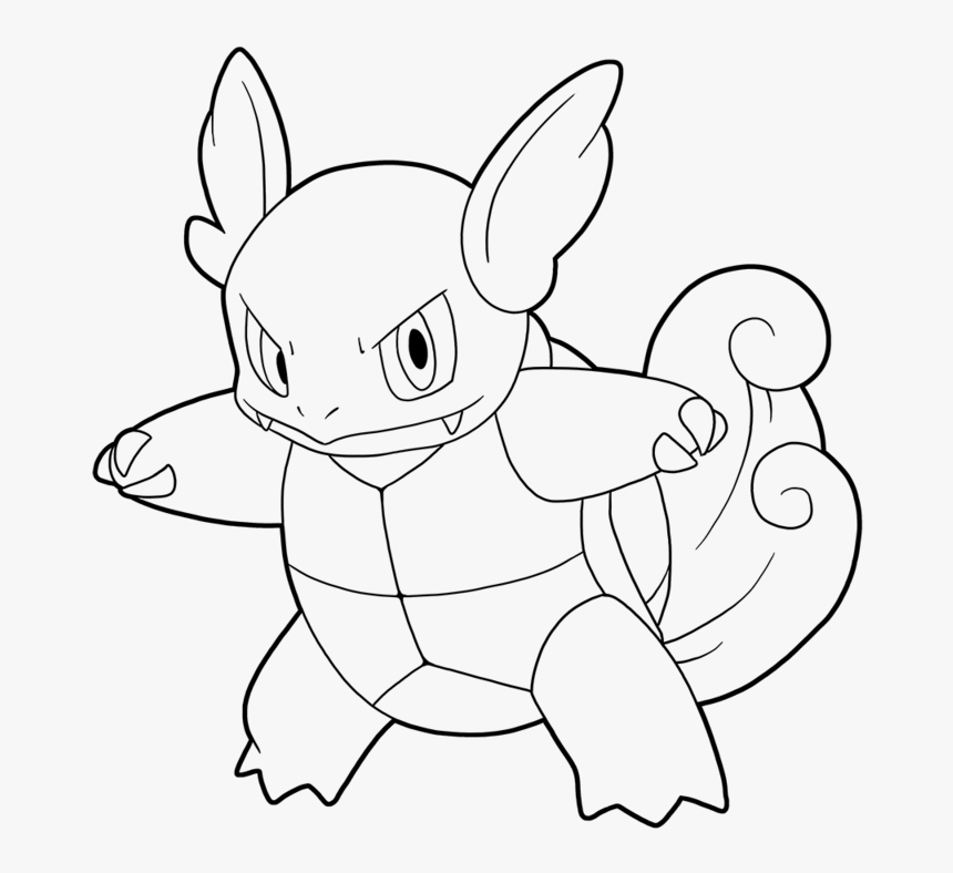 color pages wartortle pokemon