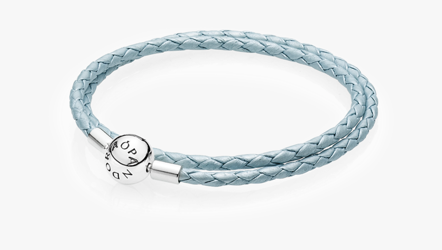 Pandora Bracelet Leather Blue, HD Png Download, Free Download