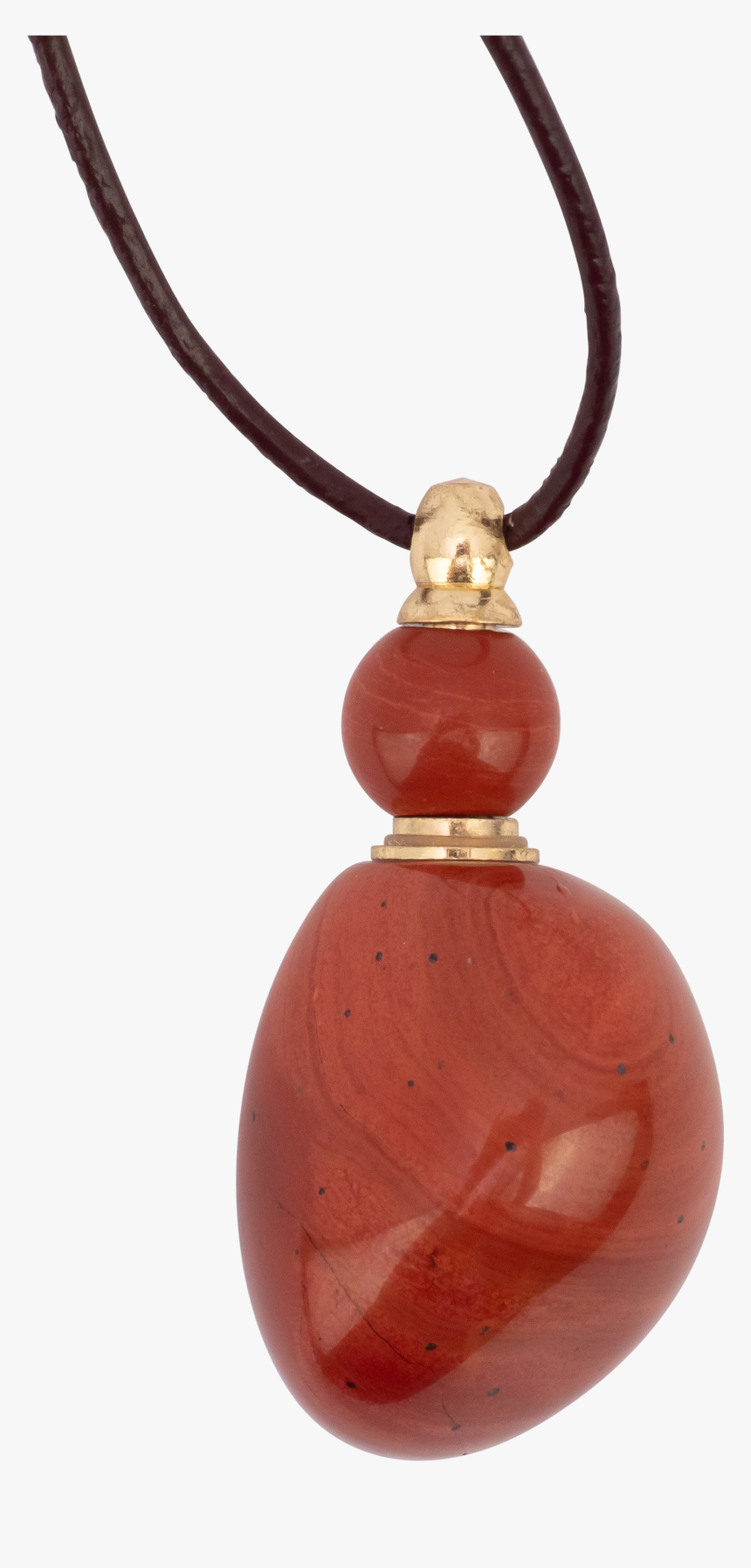 *zengo Red Jasper Natural Stone Vial Necklace - Red Jasper Jewellery, HD Png Download, Free Download