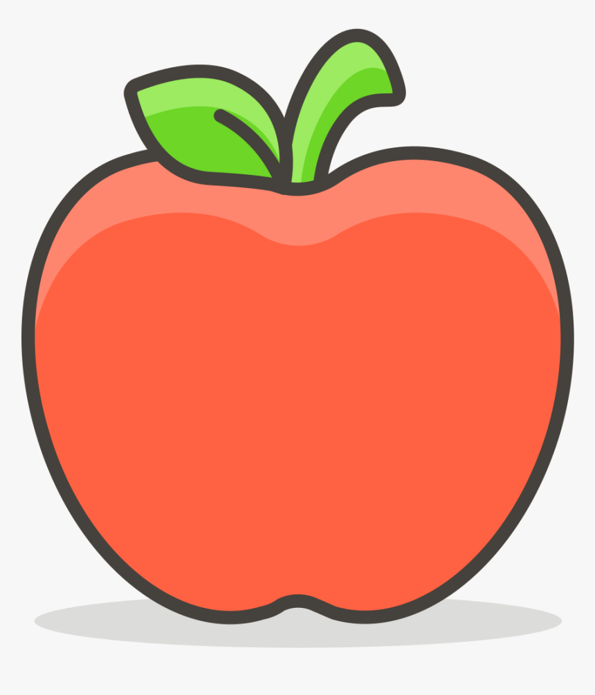 Red Apple Transparent Clip Art Image​