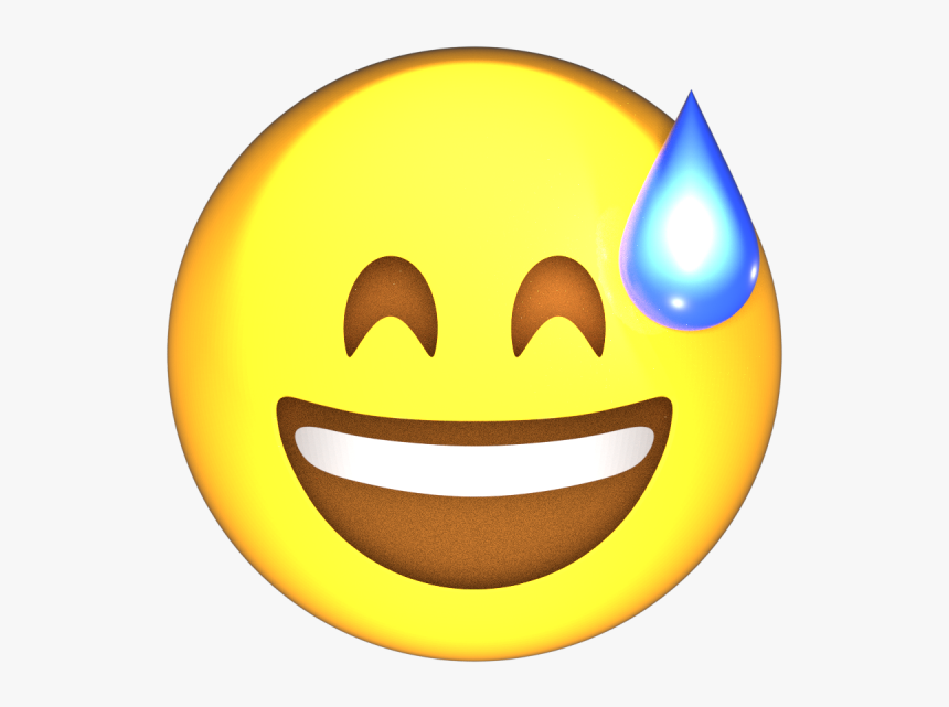 Open Mouth Smiling Emoji, HD Png Download, Free Download