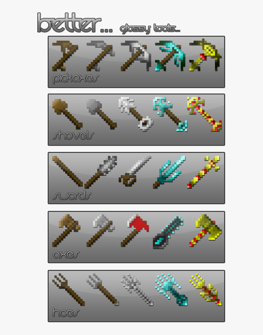 Transparent Minecraft Pickaxe Png Diamond Pickaxe Texture Pack Png Download Kindpng