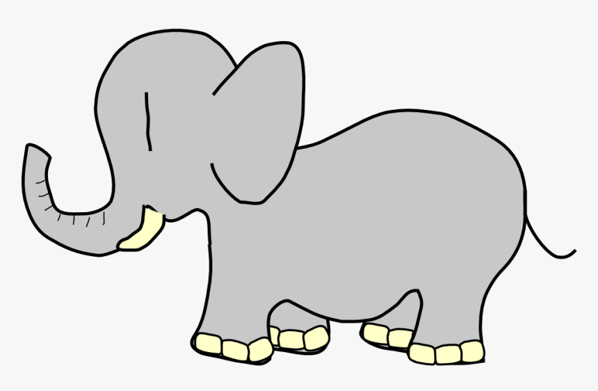 elephant side view drawing