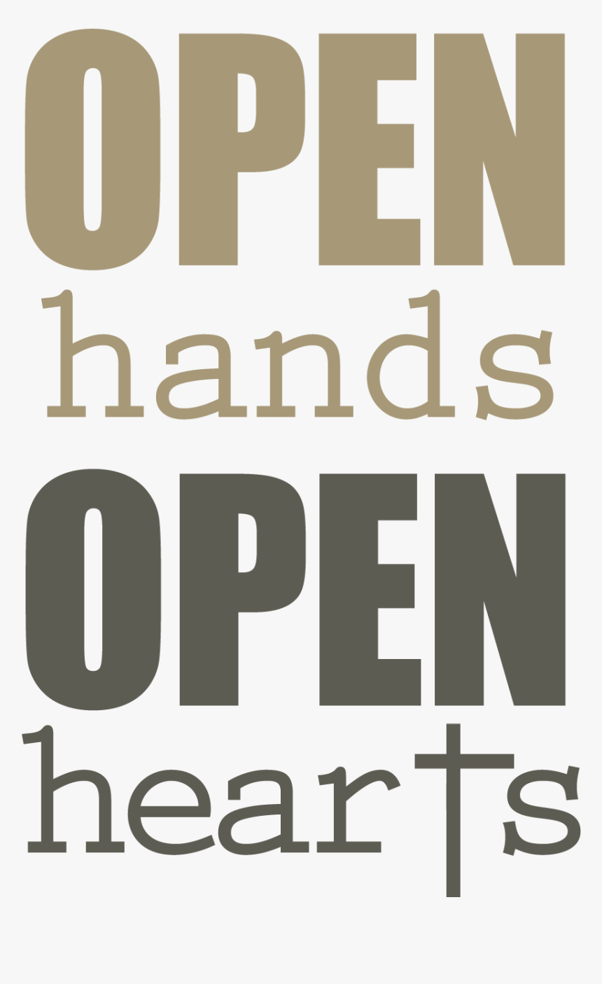 Open Hearts Open Hands - Book, HD Png Download, Free Download