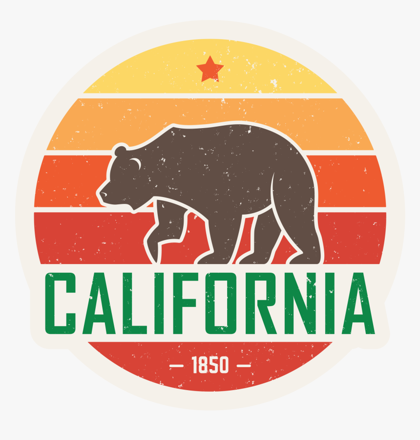 California Bear In Gunge Sun"
 Class="lazyload Lazyload - Los Angeles California Vector, HD Png Download, Free Download