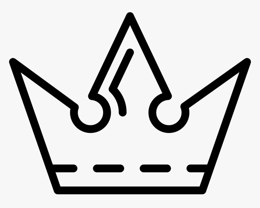 Royal Crown Outline Design - Kings Crown White Png, Transparent Png, Free Download