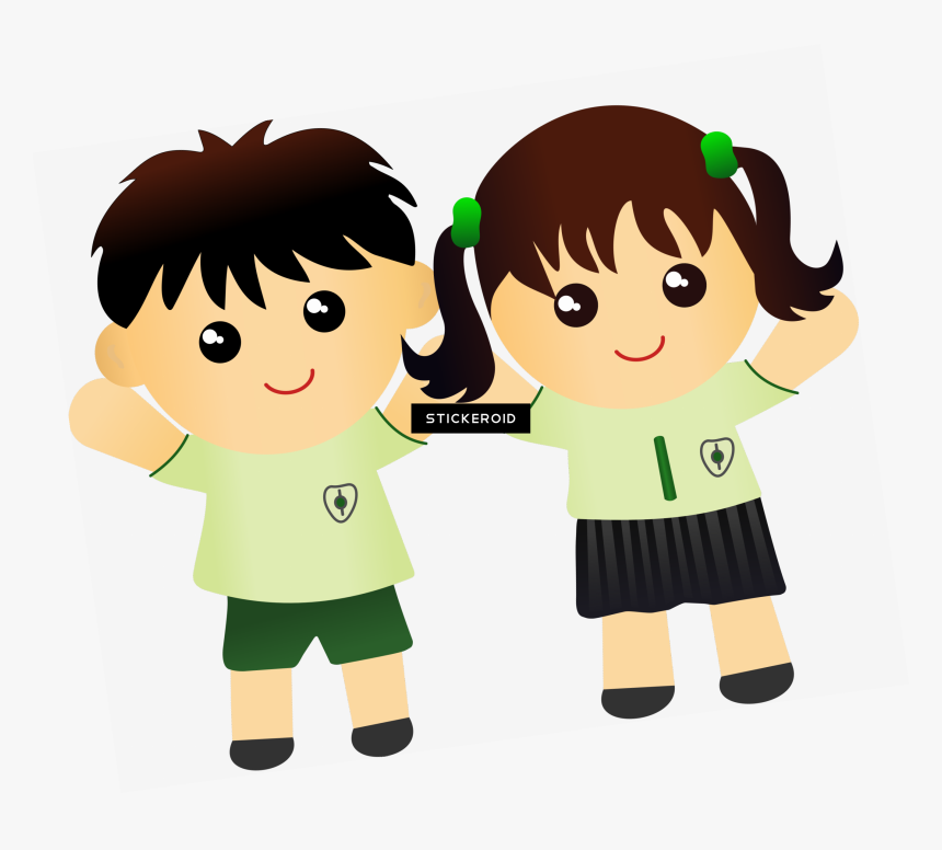 Clip Art Boy And Girl Boy And Girl Cartoon Png Transparent Png Kindpng