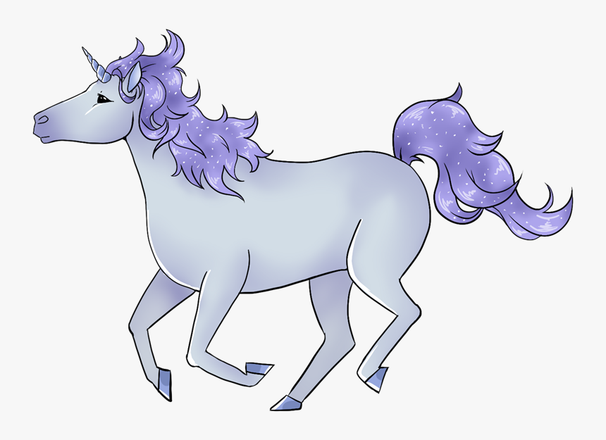 Free Unicorn Clipart Purple, HD Png Download, Free Download