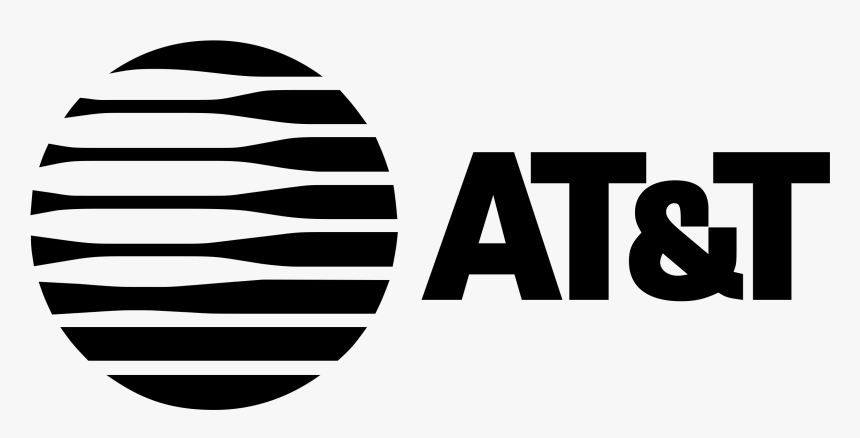 At&t Logo Png Transparent - Black At&t Logo Vector, Png Download, Free Download