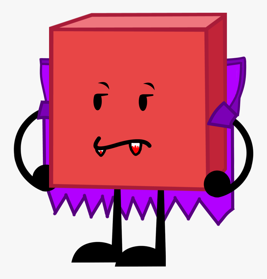 Blocky As Dracula - Bfdi Halloween Characters, HD Png Download, Free Download