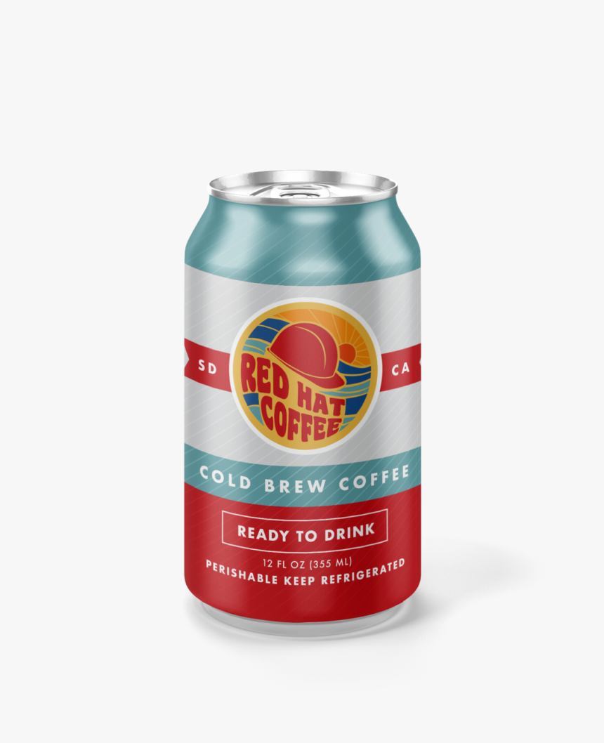 Rhc Can Mockup Coldbrew - Caffeinated Drink, HD Png Download, Free Download