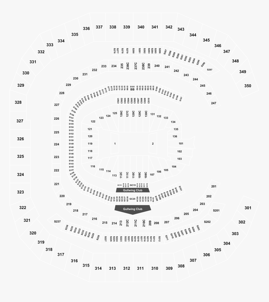 Mercedes Benz Stadium Final Four Seating Chart, HD Png Download kindpng