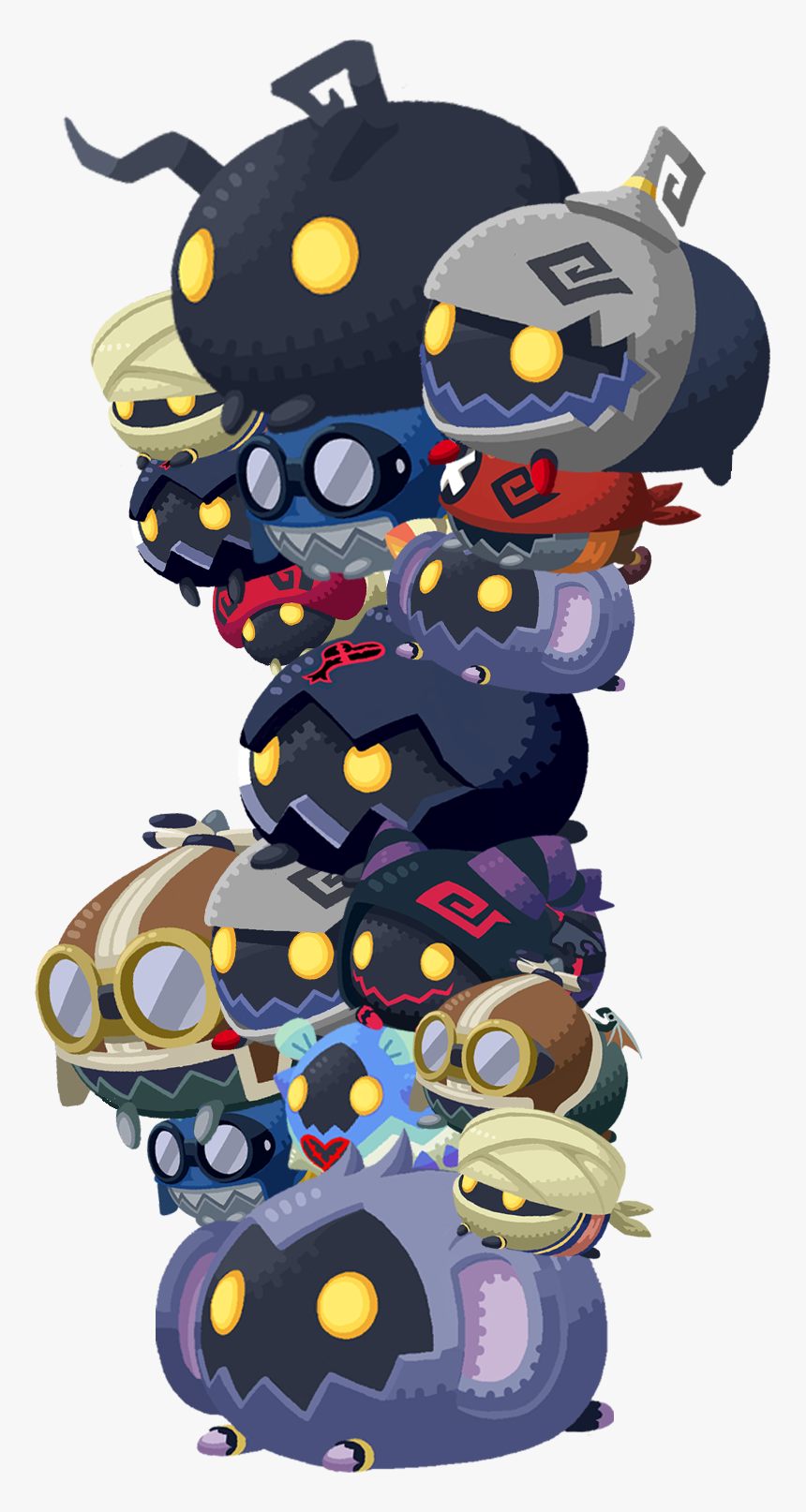 Heartless Tsum Khux - Heartless Kingdom Hearts Union X, HD Png Download, Free Download
