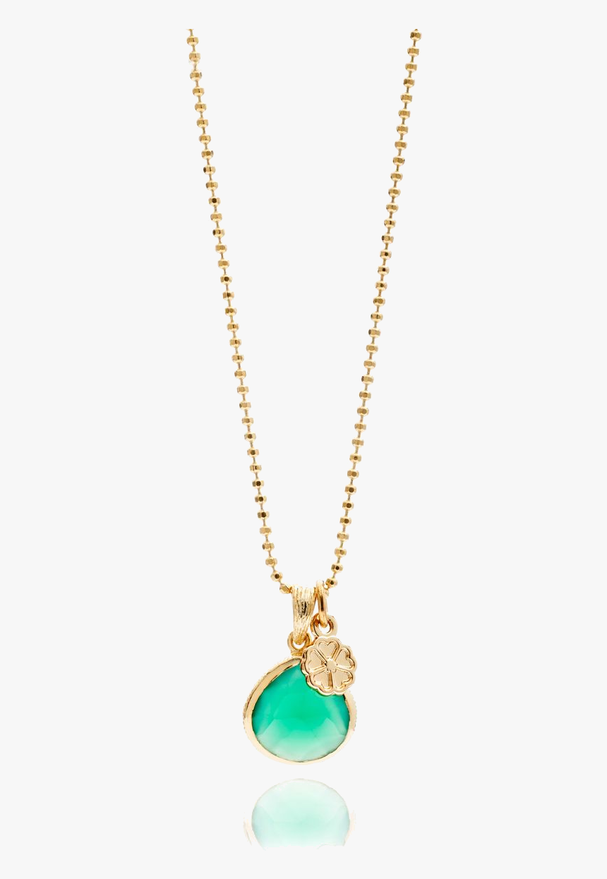 Azuni Athena Teardrop Necklace On Facetted Ball Chain - Return To Tiffany, HD Png Download, Free Download