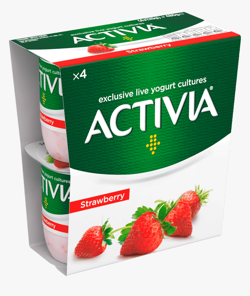 Activia Strawberry, HD Png Download, Free Download