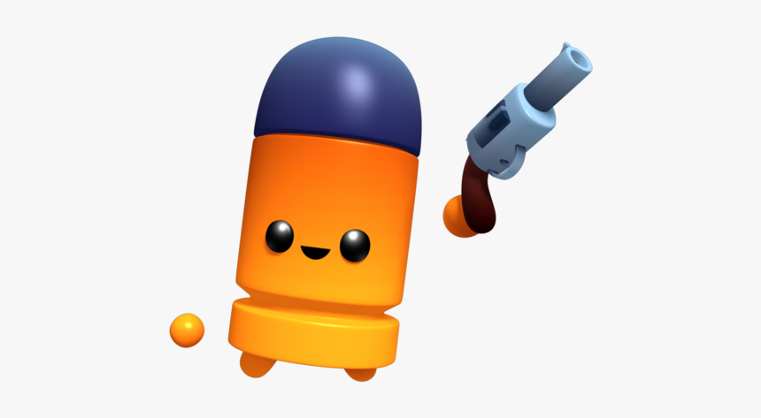 Image Kin Render Png - Veteran Bullet Kin Enter The Gungeon, Transparent Png, Free Download