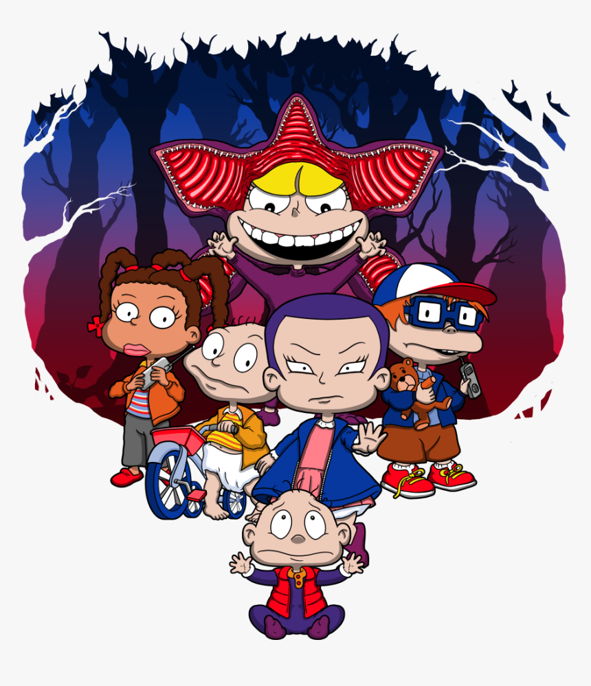 Rugrats , Transparent Cartoons - Stranger Things Rugrats, HD Png Download, Free Download