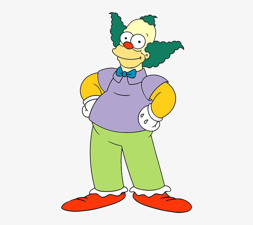 The Simpsons Clip Art Images Simpson Krusty Le Clown Hd Png Download Kindpng - krusty the clown roblox