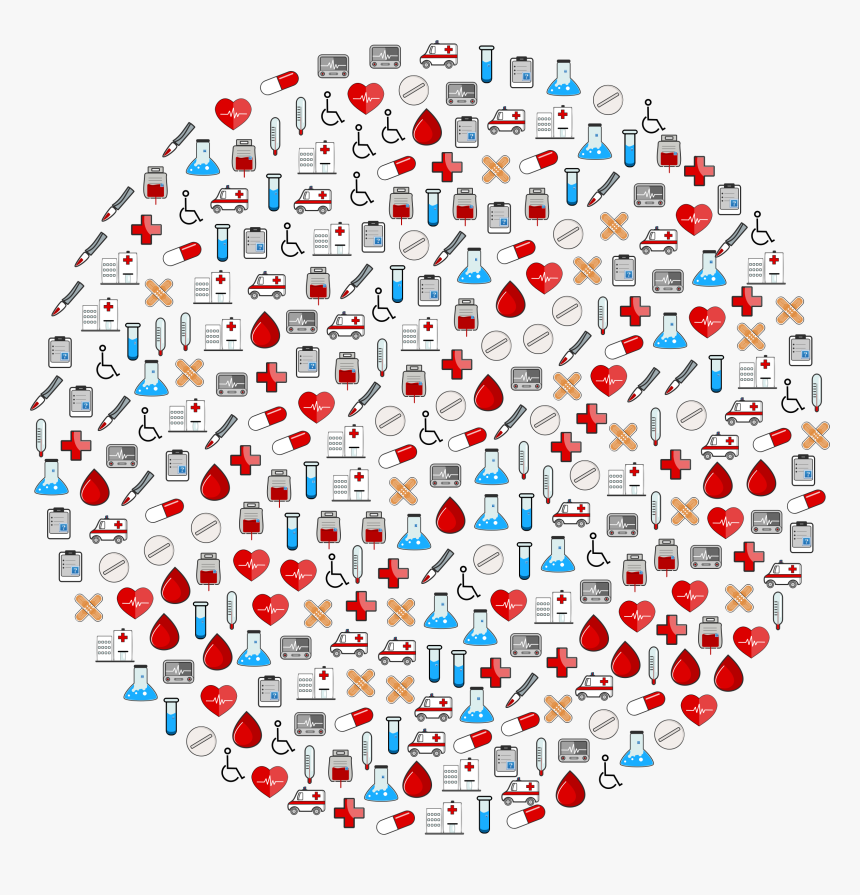 Square,symmetry,area - Medical Icons Svg Pattern, HD Png Download, Free Download