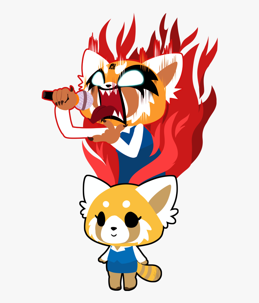 Transparent Cute Zombie Clipart - Aggretsuko Aggressive Retsuko Retsuko, HD Png Download, Free Download