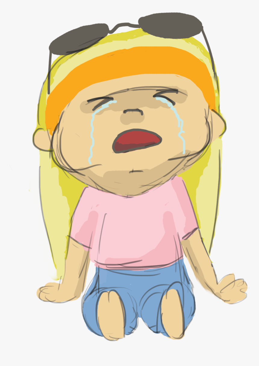 Baby On Plane Actually - Crying Child Cartoon Png, Transparent Png, Free Download