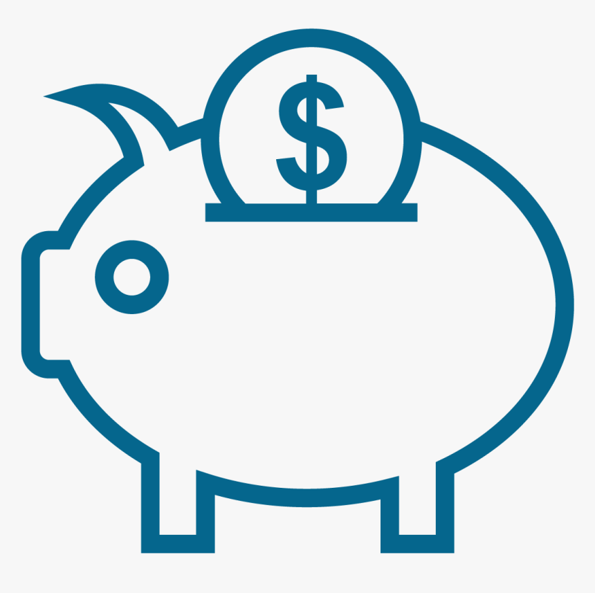 Transparent Piggy Bank Icon Png - Blackberry Bold 9780 White, Png Download, Free Download