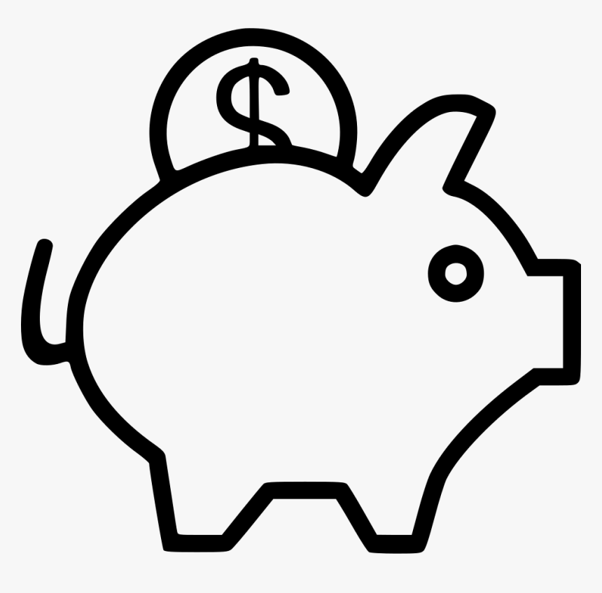 Piggy Bank Comments - Icon For Piggy Bank, HD Png Download, Free Download