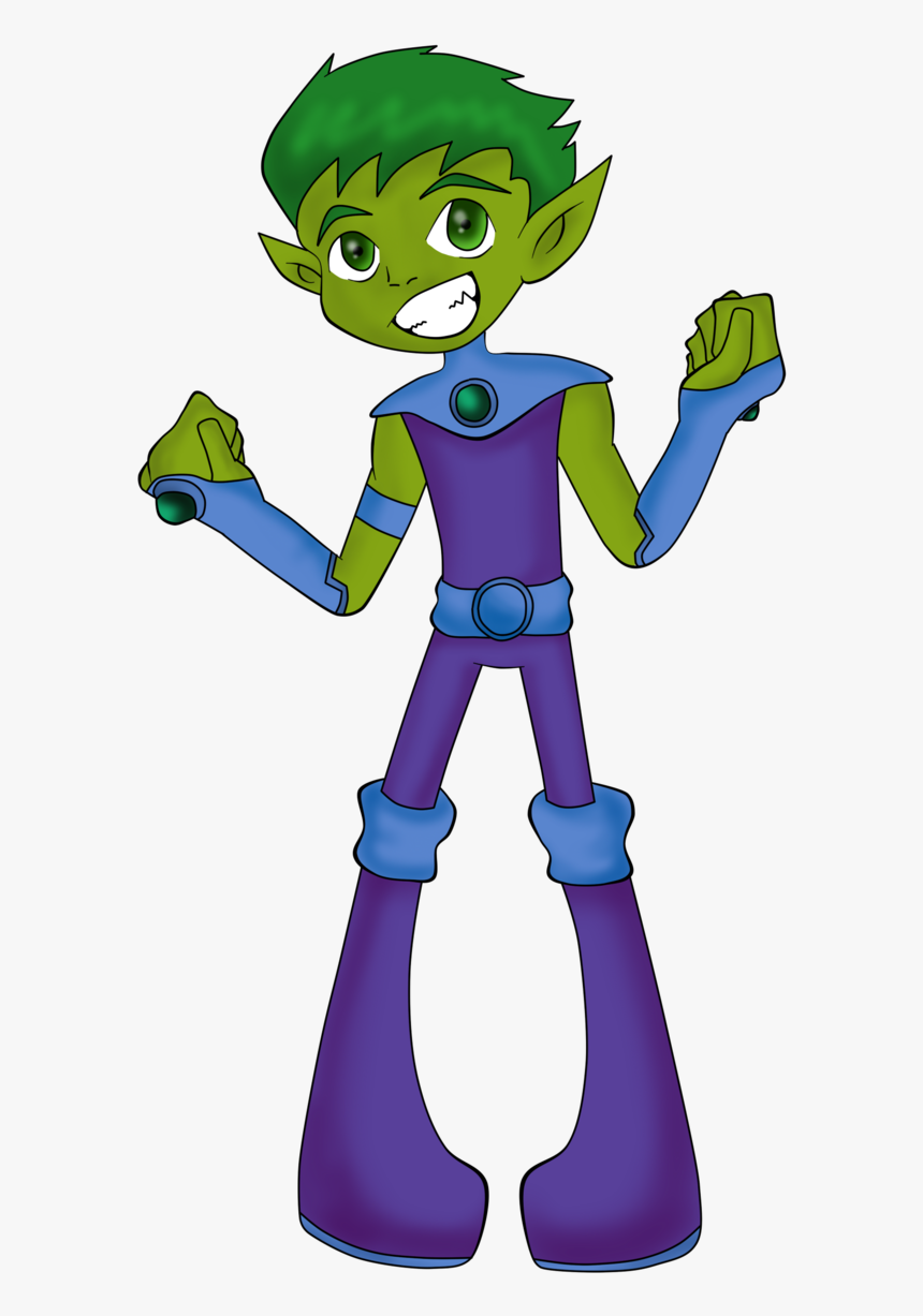 Beast Boy Clip Art Clipart - Beastboy And Starfire Fusion, HD Png Download, Free Download