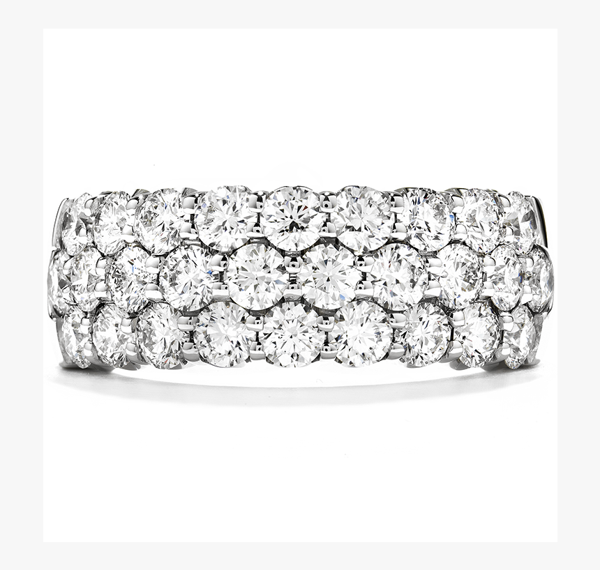 Triple Row Diamond Right Hand Ring, HD Png Download, Free Download