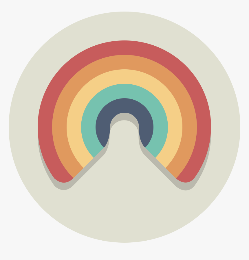 Circle Icons Rainbow - Rainbow Icon, HD Png Download, Free Download