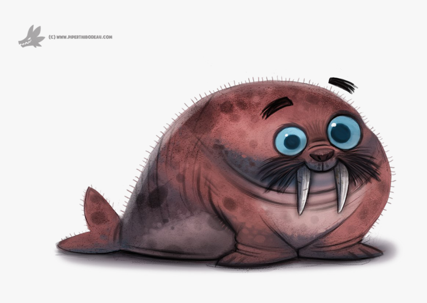 Walrus Png Transparent Image - Cute Walrus Art, Png Download, Free Download