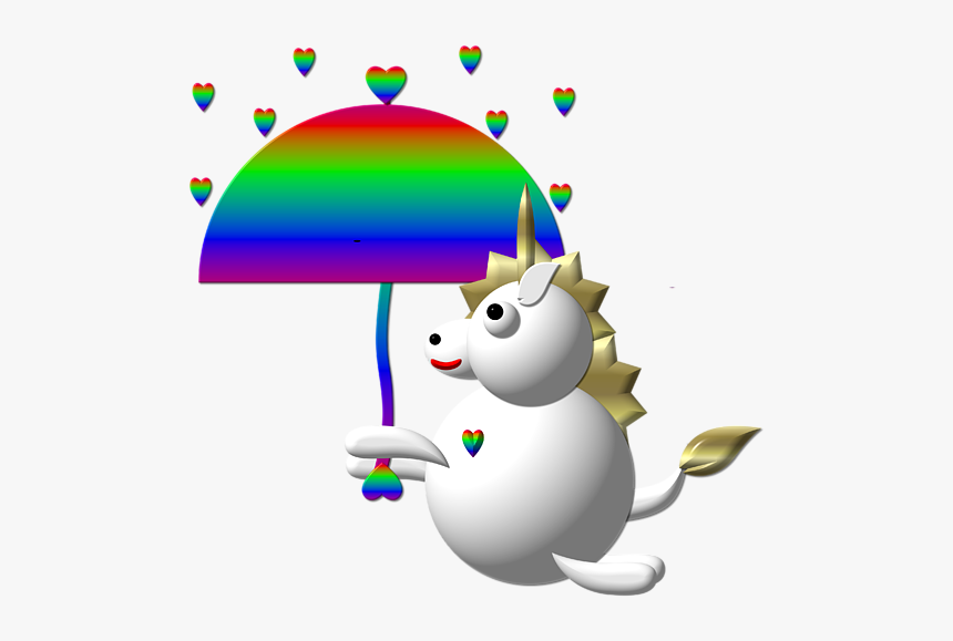 Clipart Unicorn Umbrella, HD Png Download, Free Download