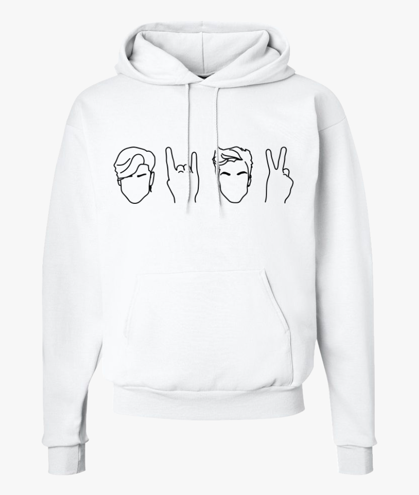 Hanes Ecosmart Hoodie White, HD Png Download, Free Download