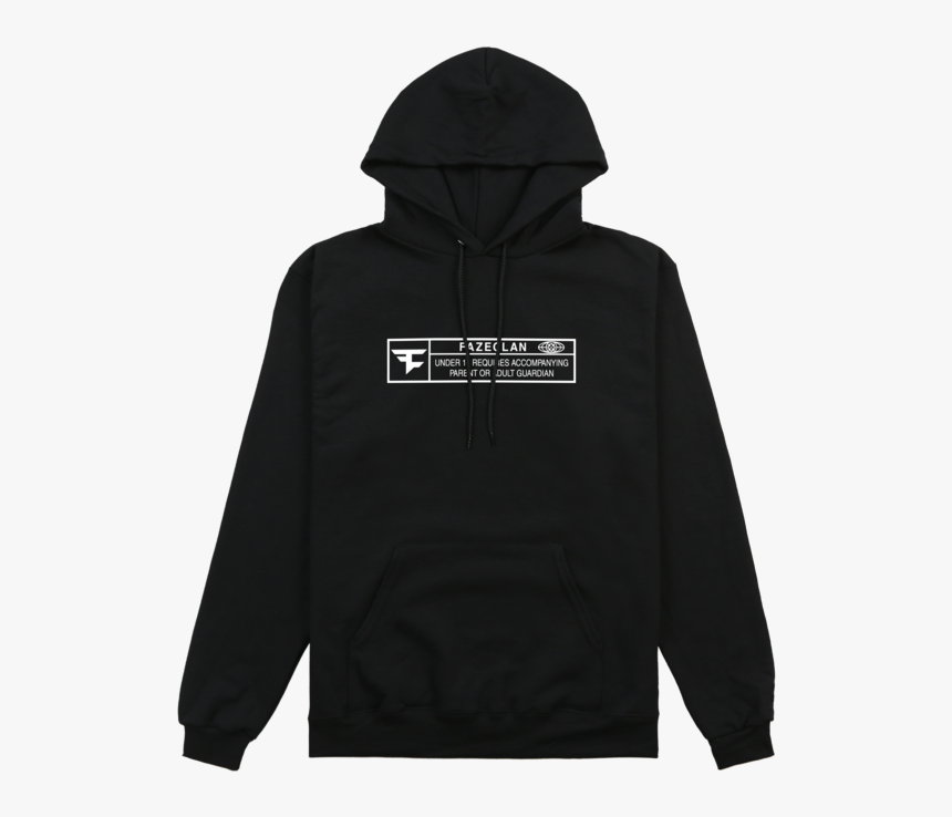 Faze Clan Black Hoodie, HD Png Download - kindpng