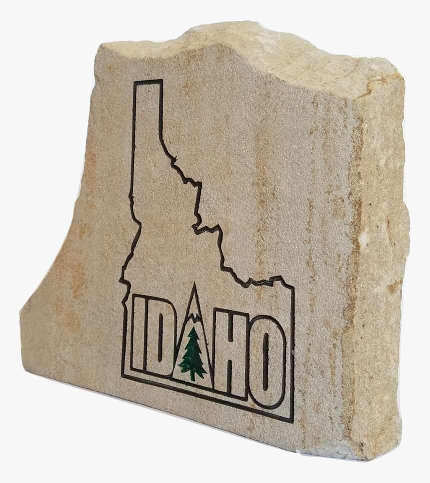 Idaho Shape Decorative Real Stone Sign - Monolith, HD Png Download, Free Download