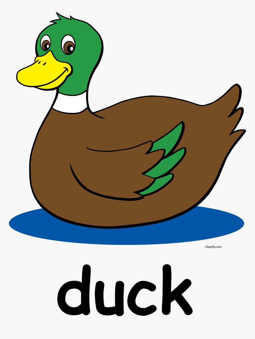 Duck And Duck Text Clip Art School Clipart Png - Duck Clipart, Transparent Png, Free Download