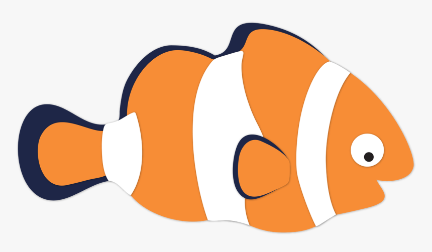 Transparent Clown Fish Clipart - Transparent Clownfish Cartoon Png, Png