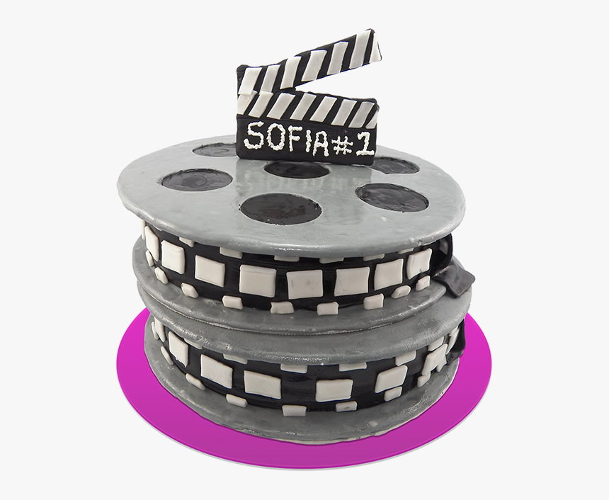 Torta Cinta De Cine - Birthday Cake, HD Png Download, Free Download