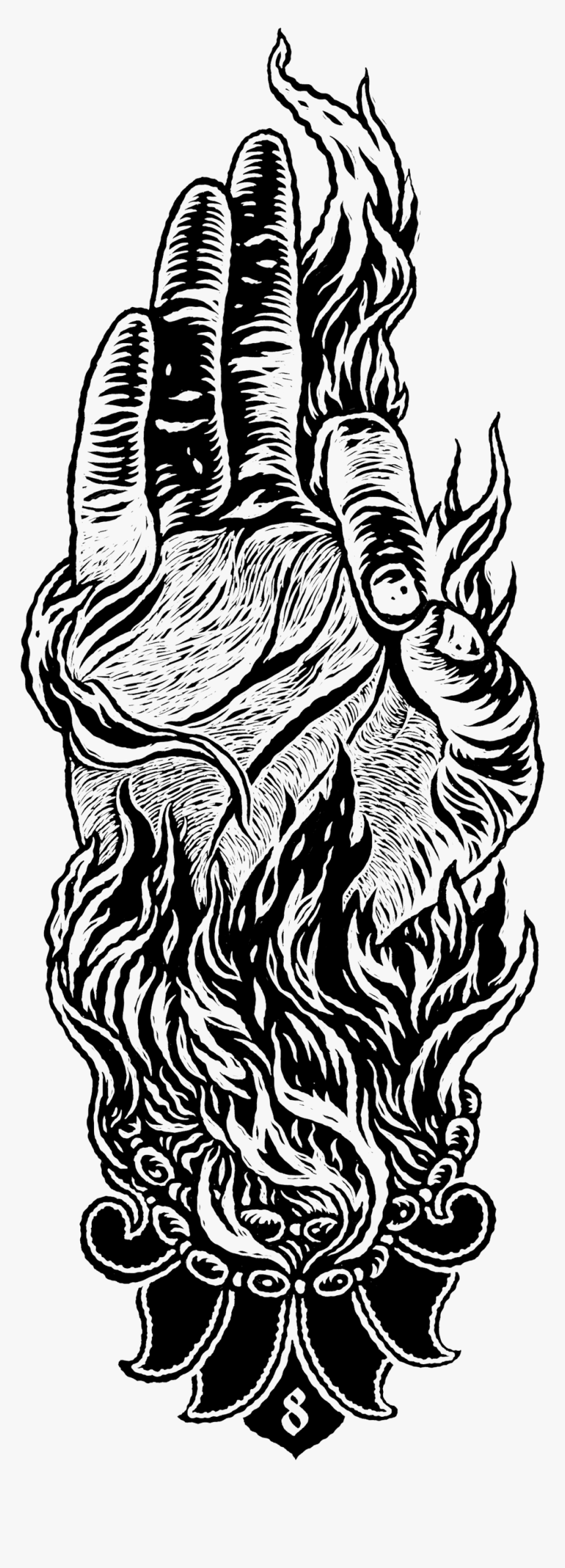 Burningspirits Mudra - Illustration, HD Png Download, Free Download