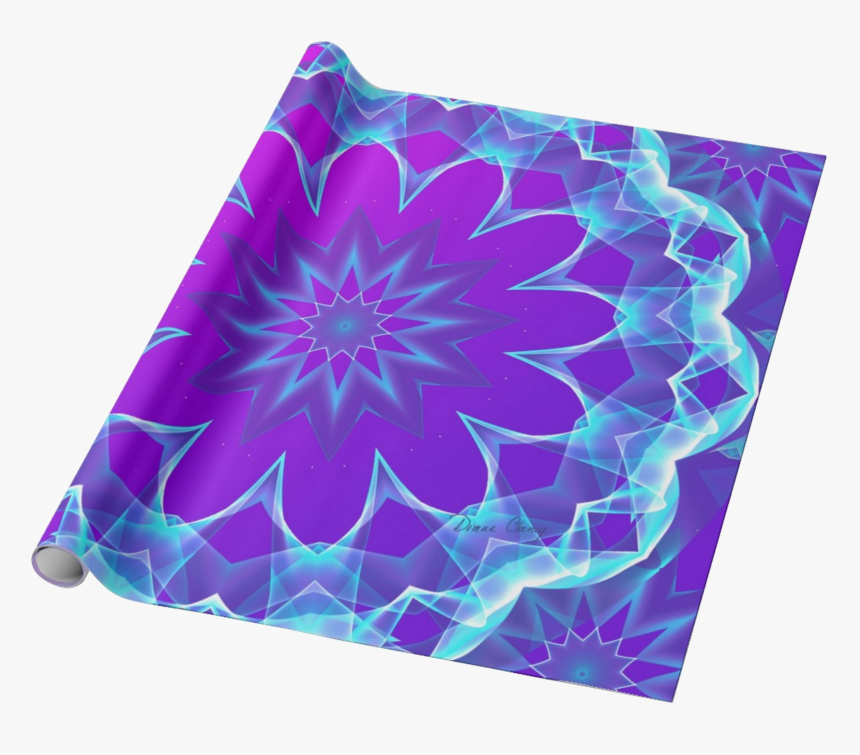 Psychedelic Stars, Abstract Violet Purple Glow , Png - Fractal Art, Transparent Png, Free Download