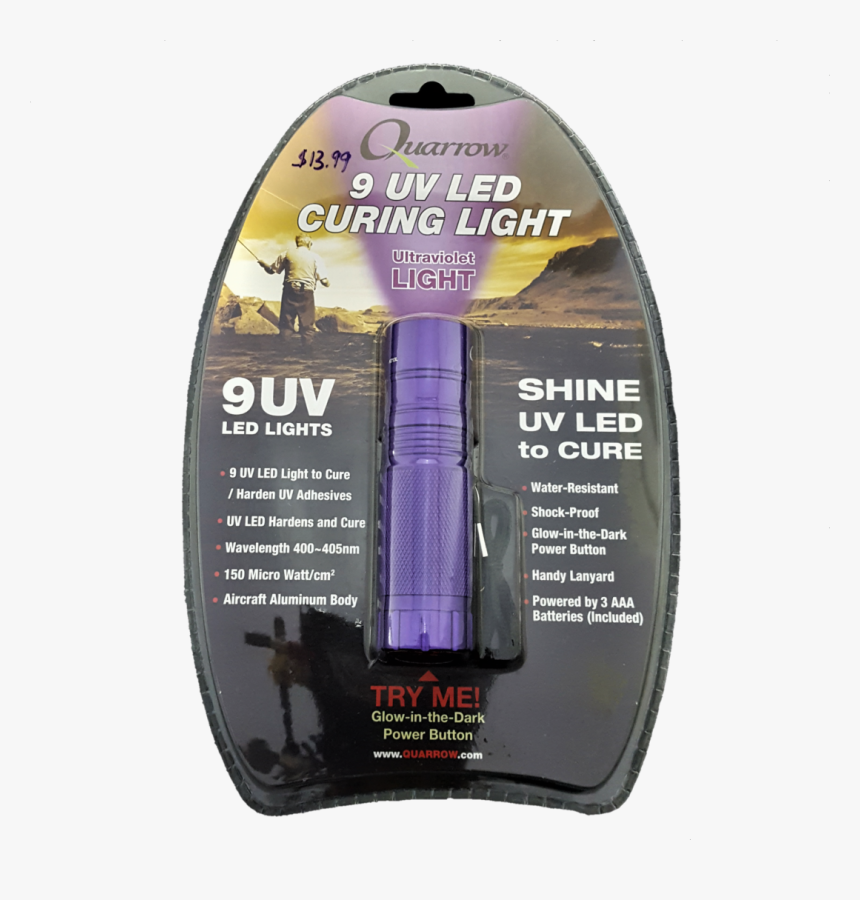 9 Uv Led Flash Light Ultraviolet Glow Disc Golf - Black Cat, HD Png Download, Free Download