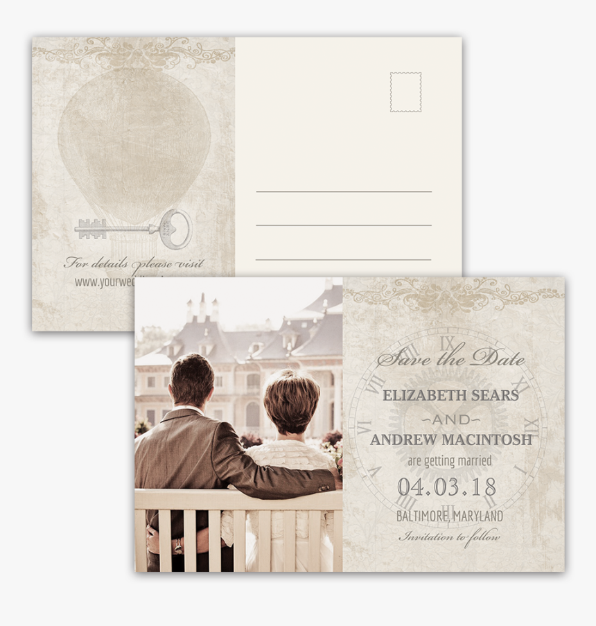 Steampunk Wedding Vintage Industrial Photo Save The - Short Speech About Friendship Love, HD Png Download, Free Download