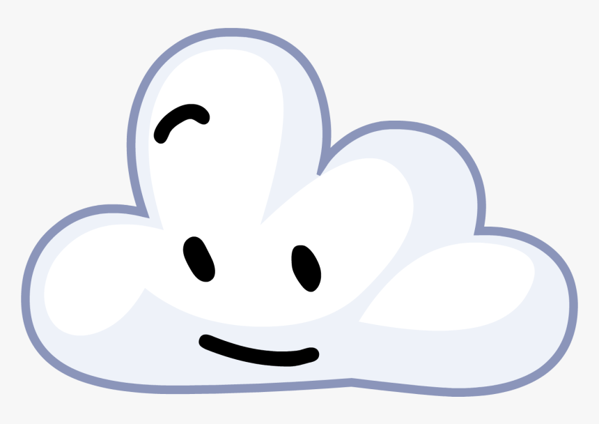 Battle For Dream Island Wiki - Cloudy Bfb, HD Png Download - kindpng