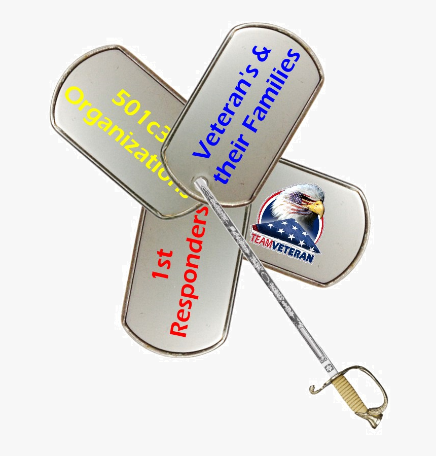 Teamwork 4 Dog Tags And Sword , Png Download - Keychain, Transparent Png, Free Download